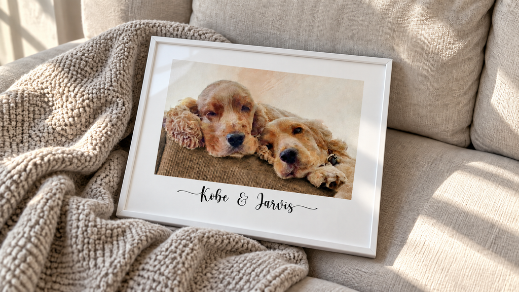 How a Pet Memorial Portrait Preserves a Beloved Companion
