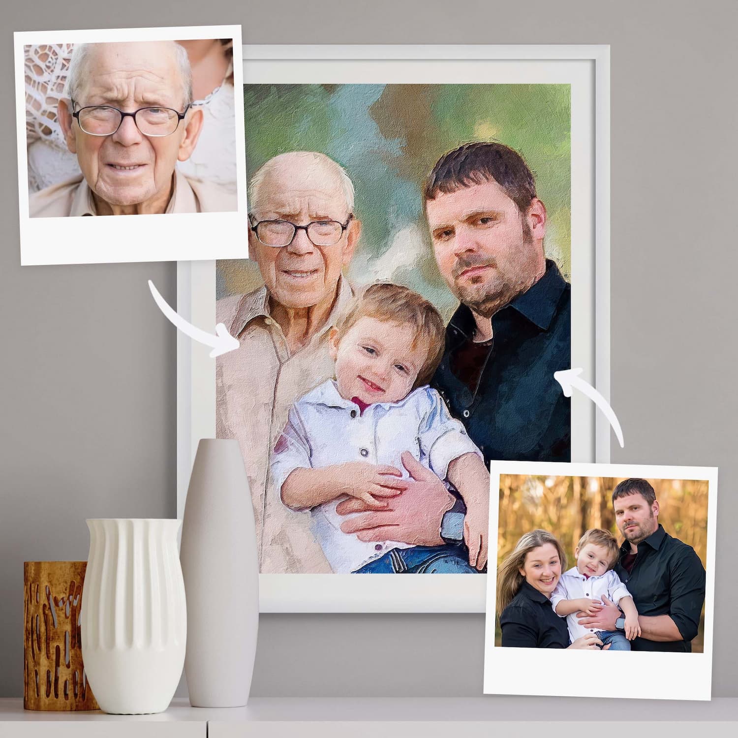 Custom Family Photo Portrait