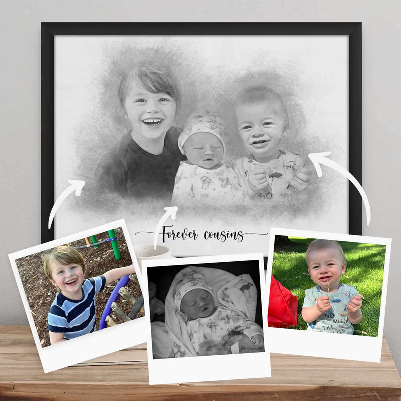 Custom Family Photo Portrait