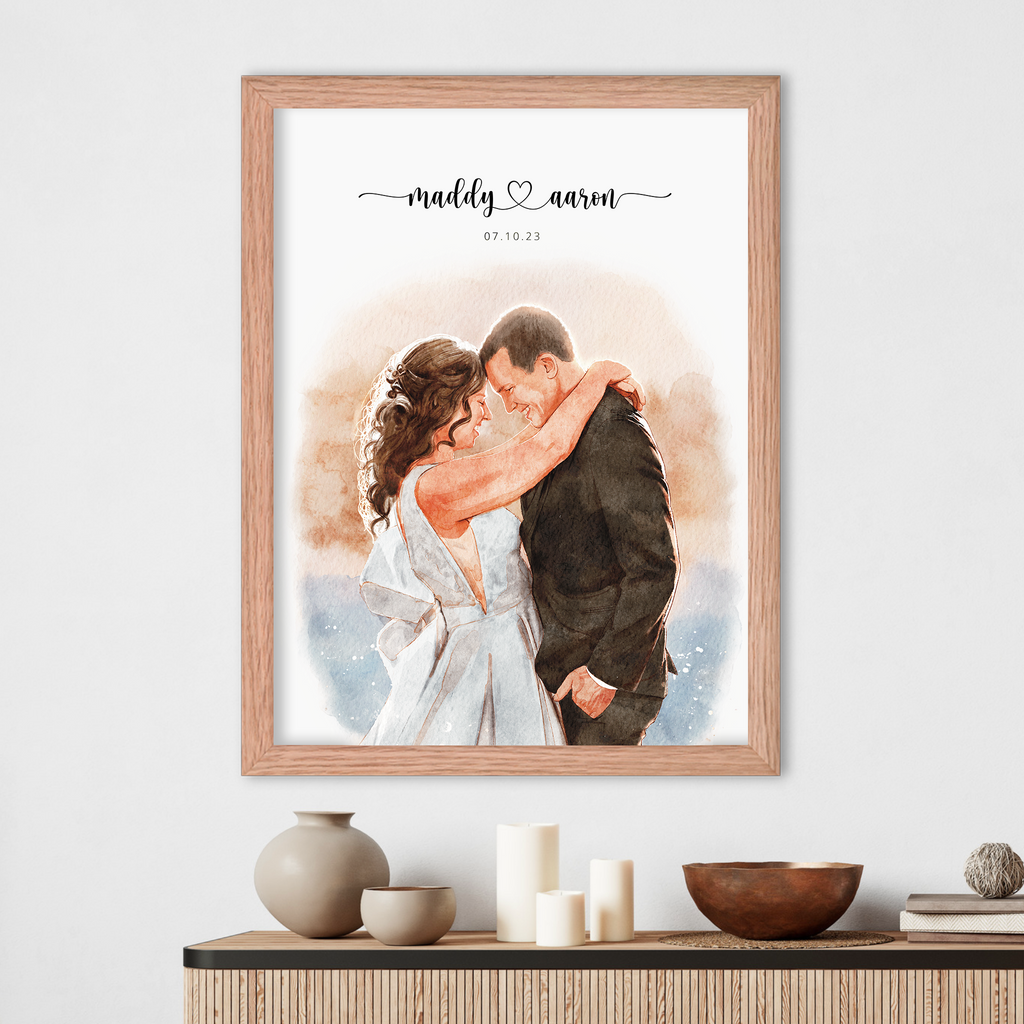 Custom Wedding Portrait